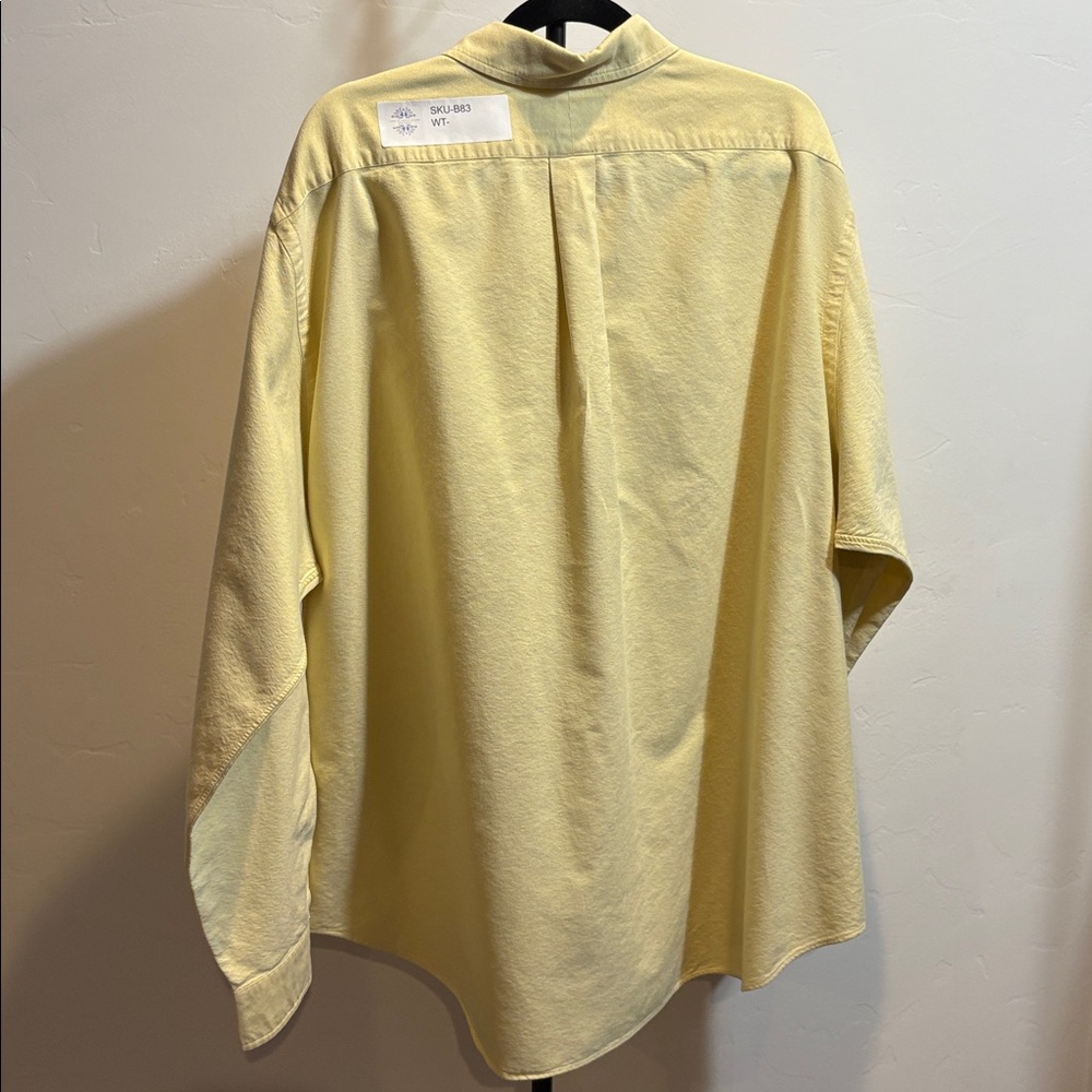 Ralph Lauren Classic Fit Yellow Button-Down Shirt - Picture 5 of 5
